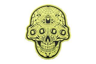 Viktos Dia De Los Quatros Moralpha Patch is made of PVC material and glows in the dark